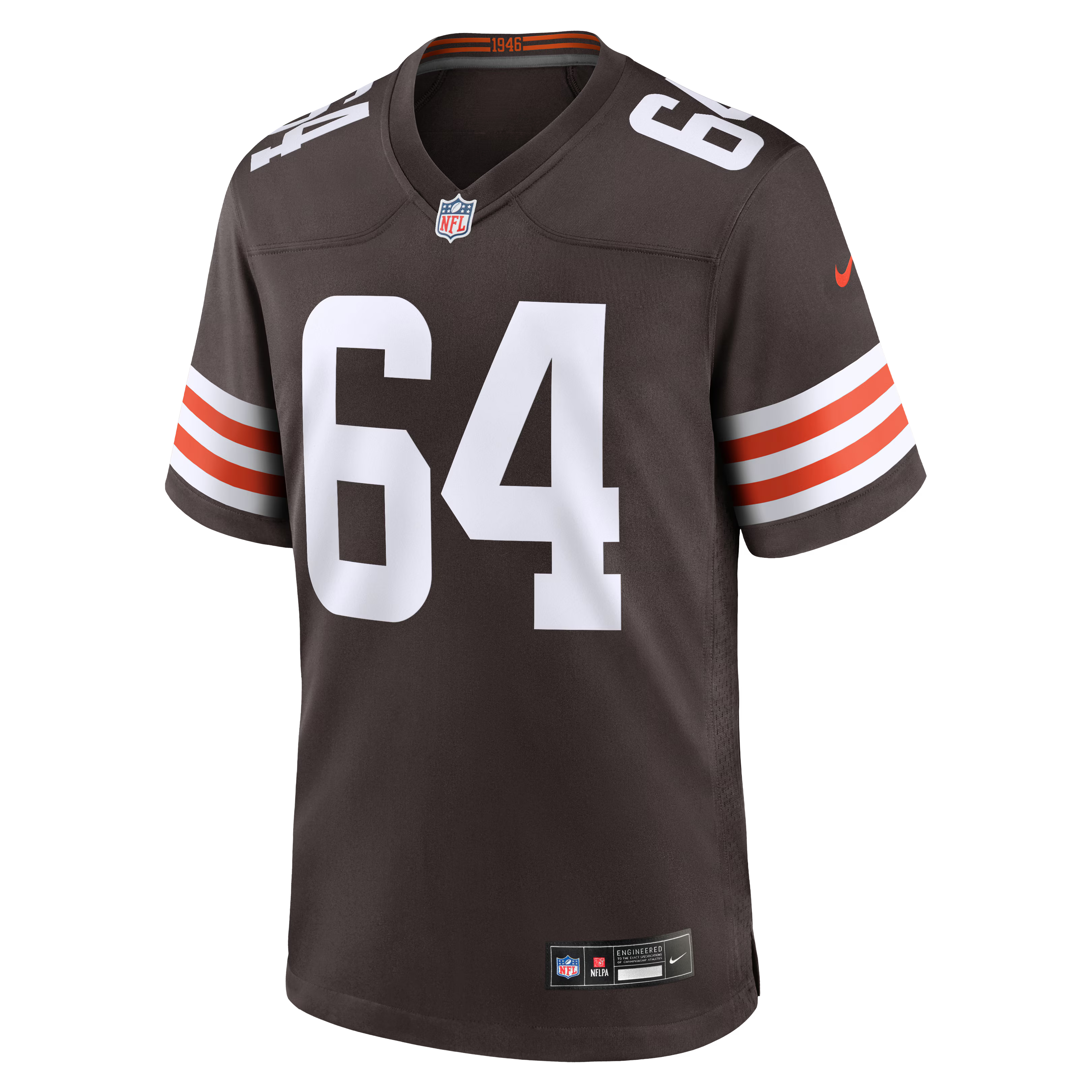 Cleveland Browns Thayer Munford Brown Team Game Jersey