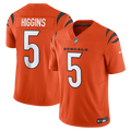 Cincinnati Bengals Tee Higgins Orange Vapor F.U.S.E. Limited Jersey