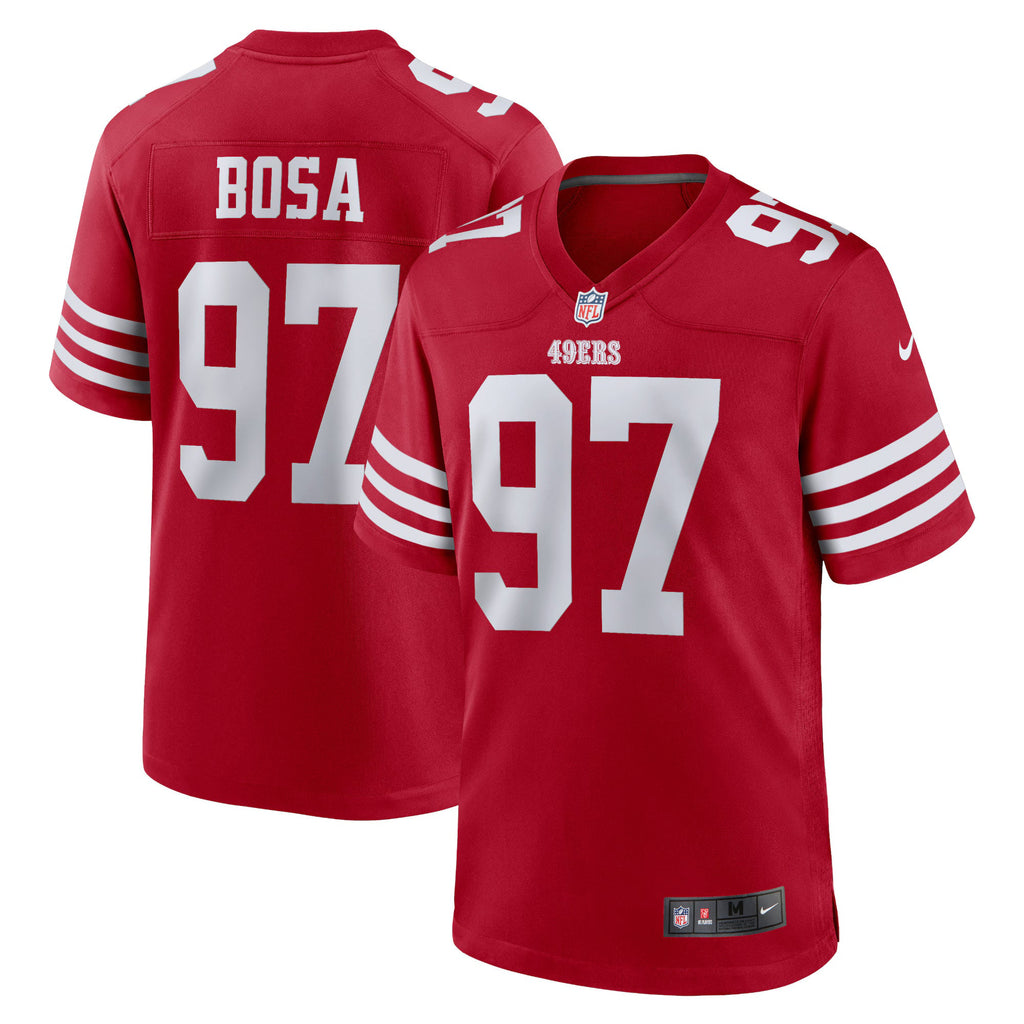 San Francisco 49ers Nick Bosa Scarlet Player Game Jersey