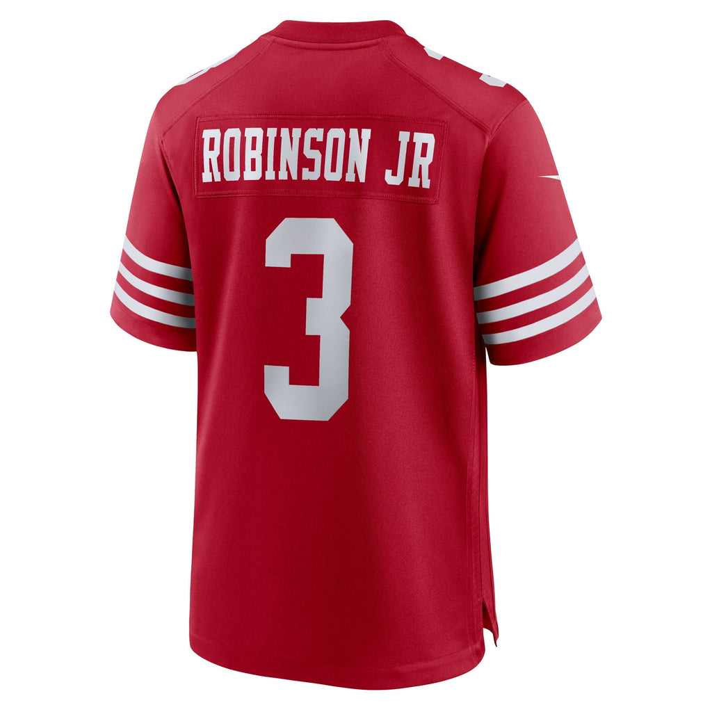 San Francisco 49ers Brian Robinson Jr. Scarlet Team Game Jersey