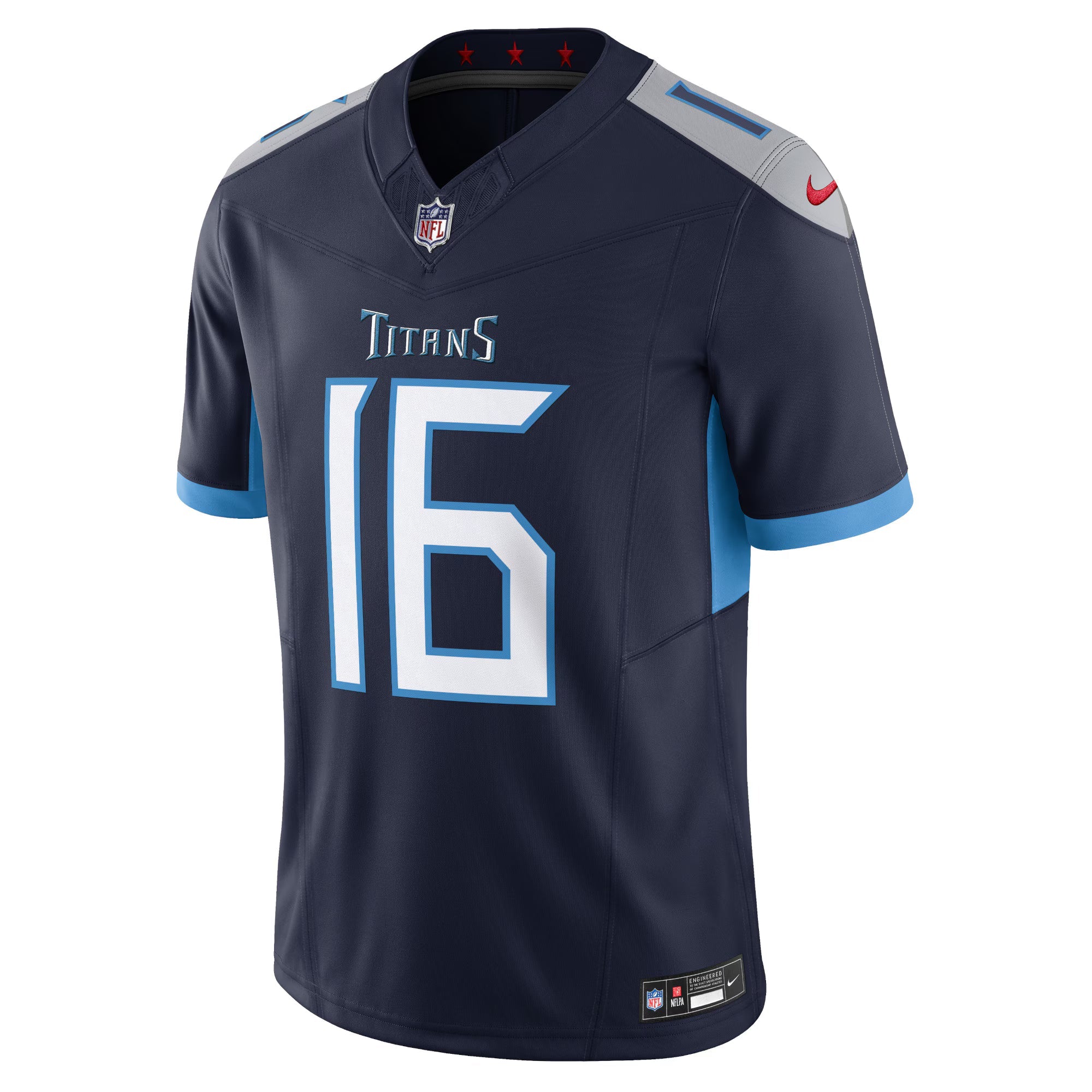 Tennessee Titans Treylon Burks Navy Vapor F.U.S.E. Limited Jersey