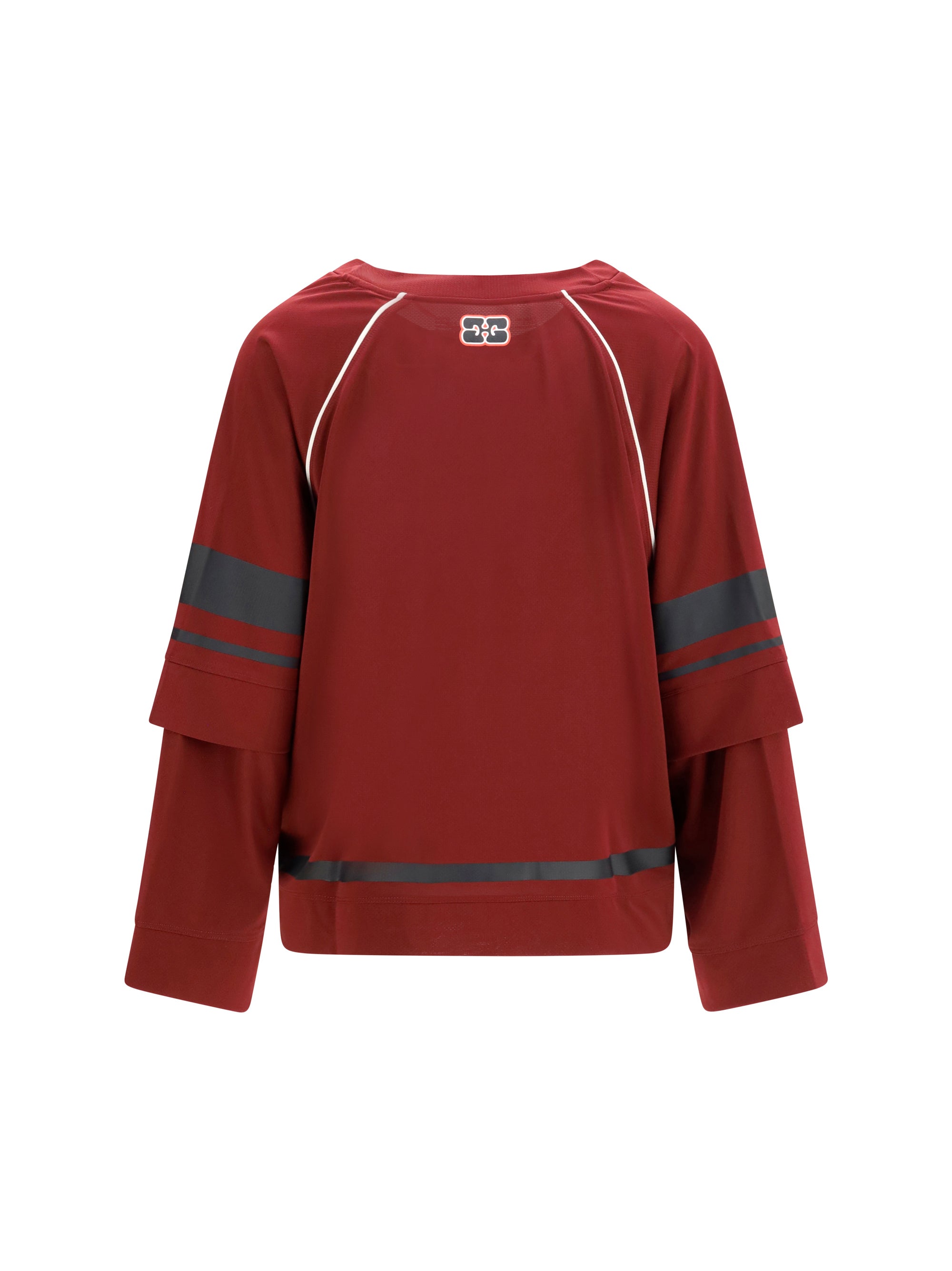 Ganni Women Cocora Double-Layer Long-Sleeve T-Shirt