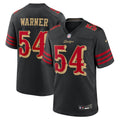 San Francisco 49ers Fred Warner Black 2025 Rivalries Collection Game Jersey