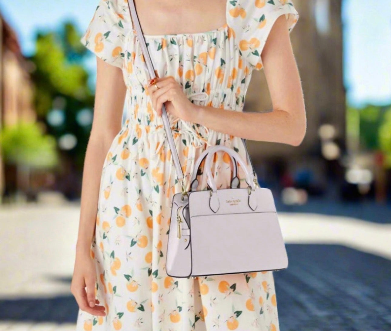 NWT Kate Spade Madison Leather Small Satchel In Pastel Lavender