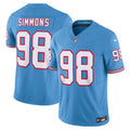 Tennessee Titans Jeffery Simmons Light Blue Vapor F.U.S.E. Limited Jersey