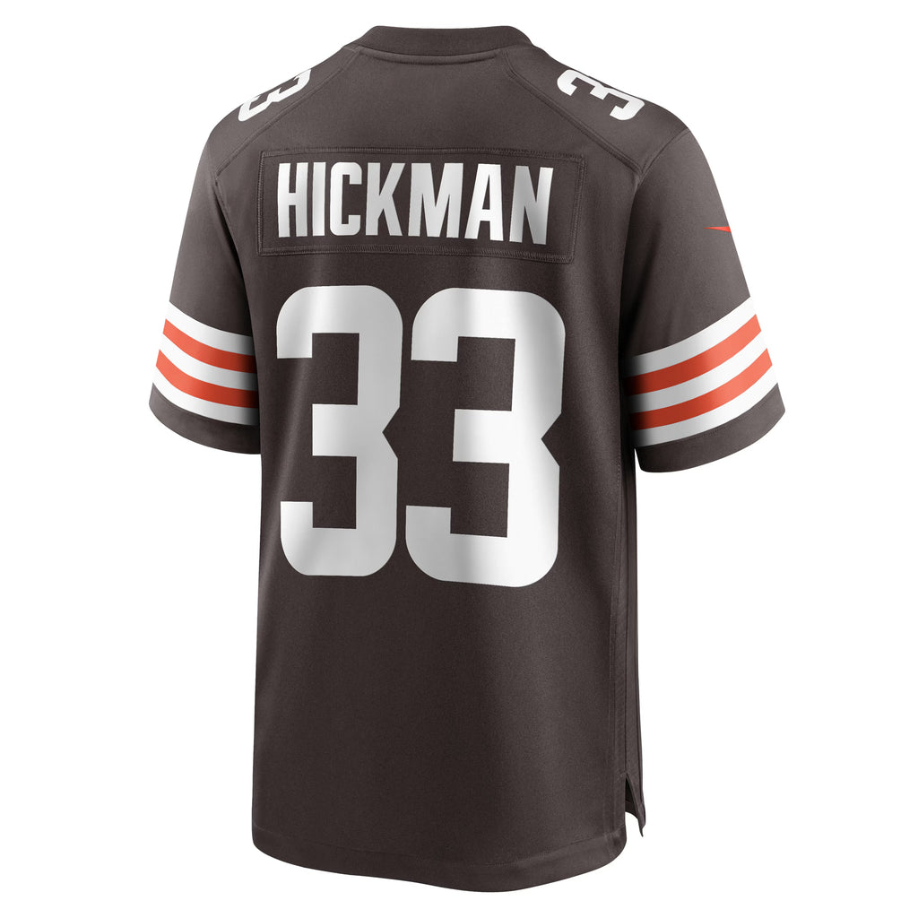 Cleveland Browns Ronnie Hickman Brown Team Game Jersey