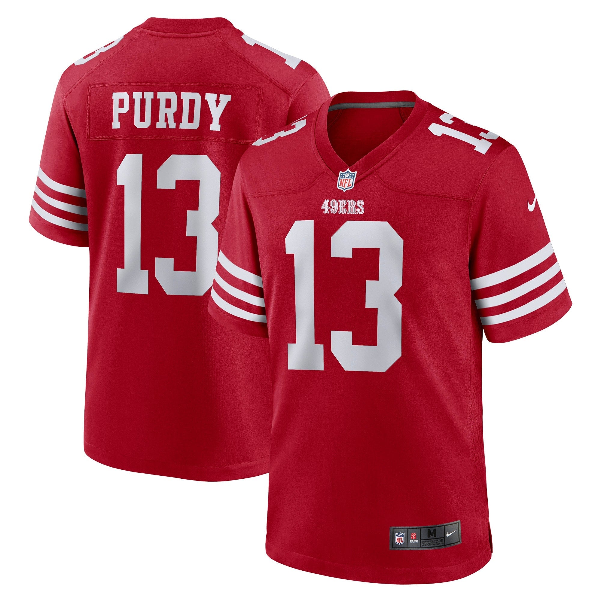 San Francisco 49ers Brock Purdy Scarlet Game Player Jersey