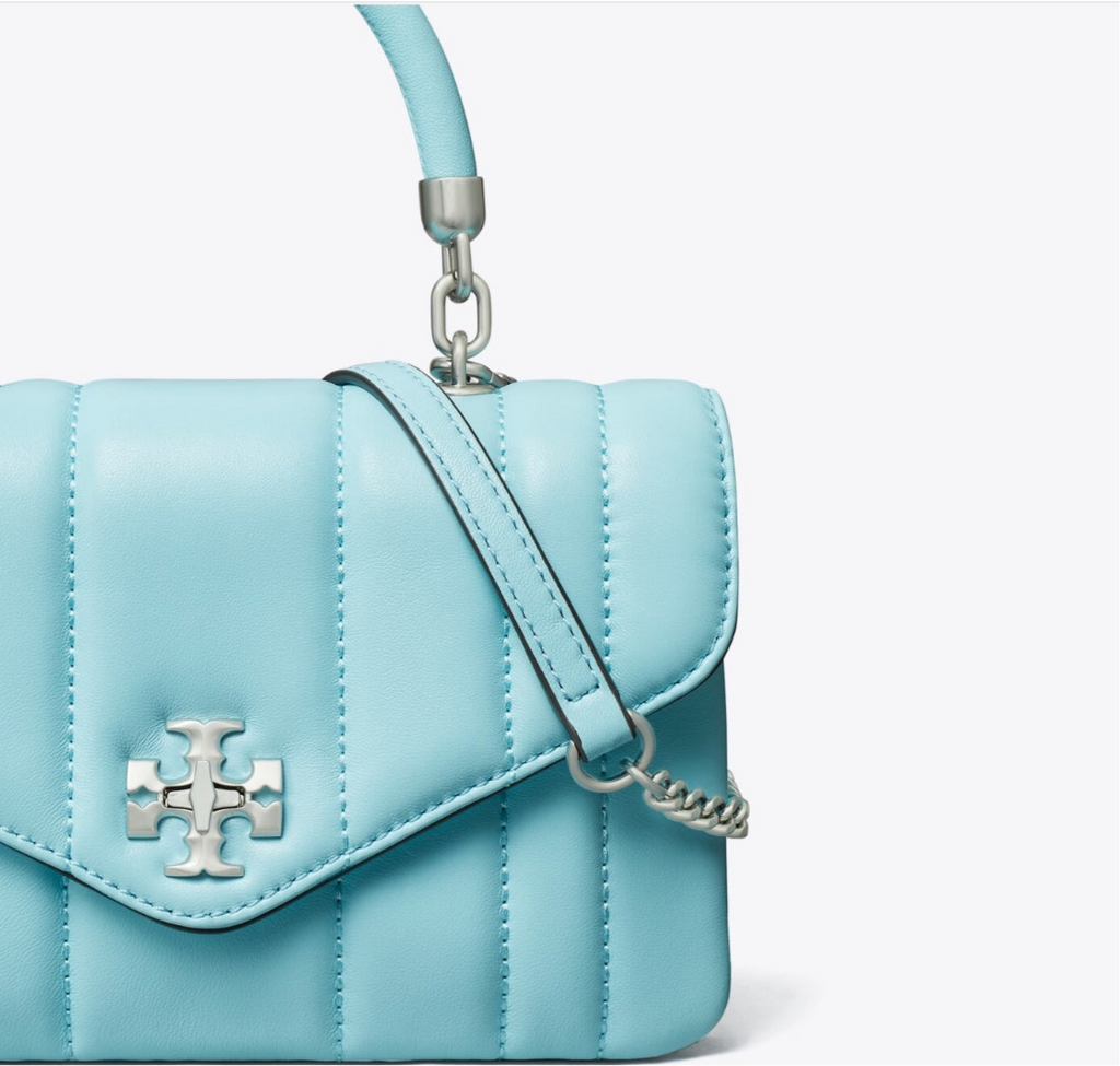 NWT Tory Burch Kira Top Handle Satchel Bag in Leather With Dust Bag