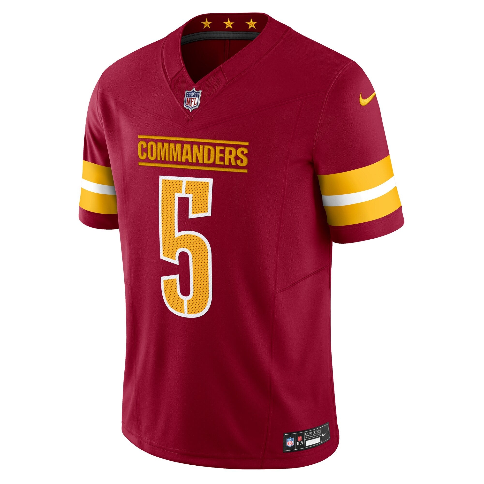Washington Commanders Jayden Daniels Burgundy Vapor F.U.S.E. Limited Jersey