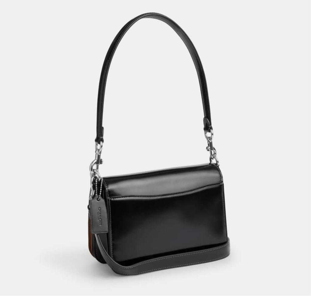NWT Coach Quinn Leather Bag CY657 In Silver/Black