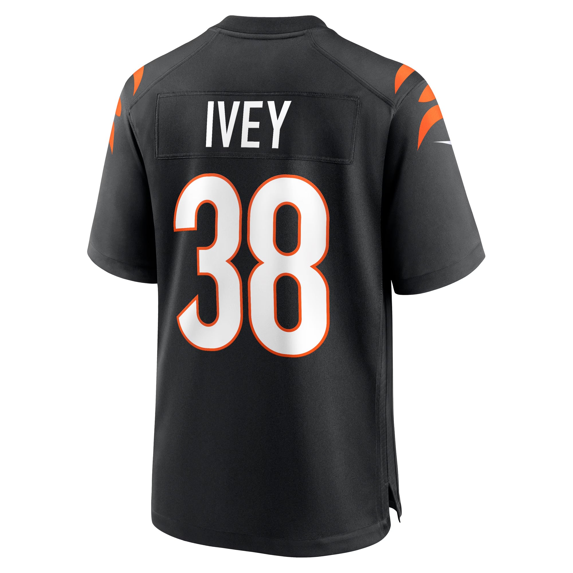 Cincinnati Bengals DJ Ivey Black Team Game Jersey