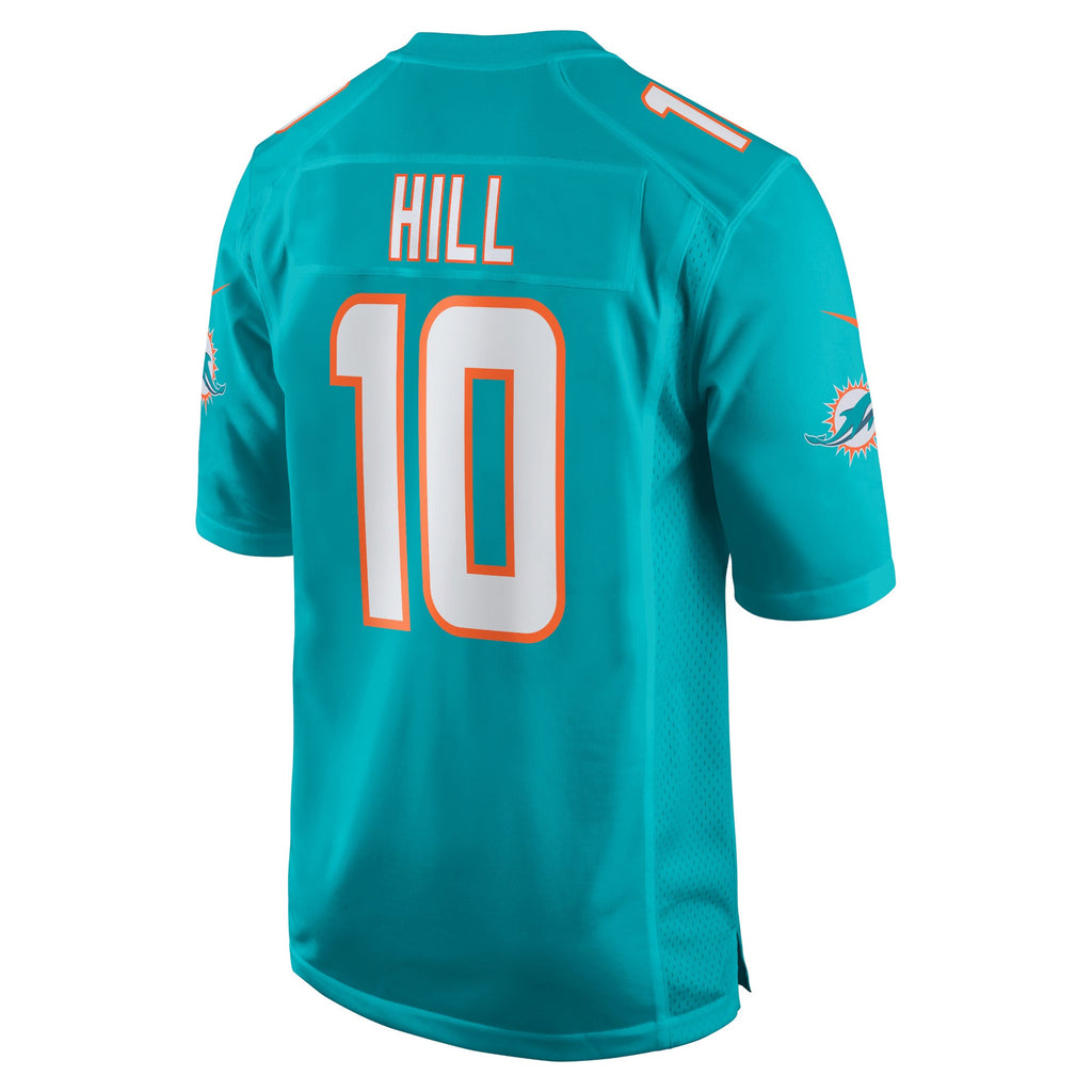 Miami Dolphins Tyreek Hill Aqua Game Jersey