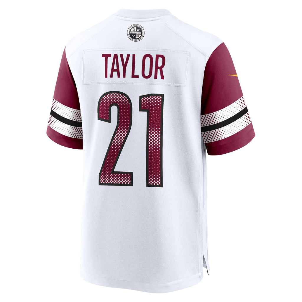 Washington Commanders Sean Taylor White Retired Player Game Jersey