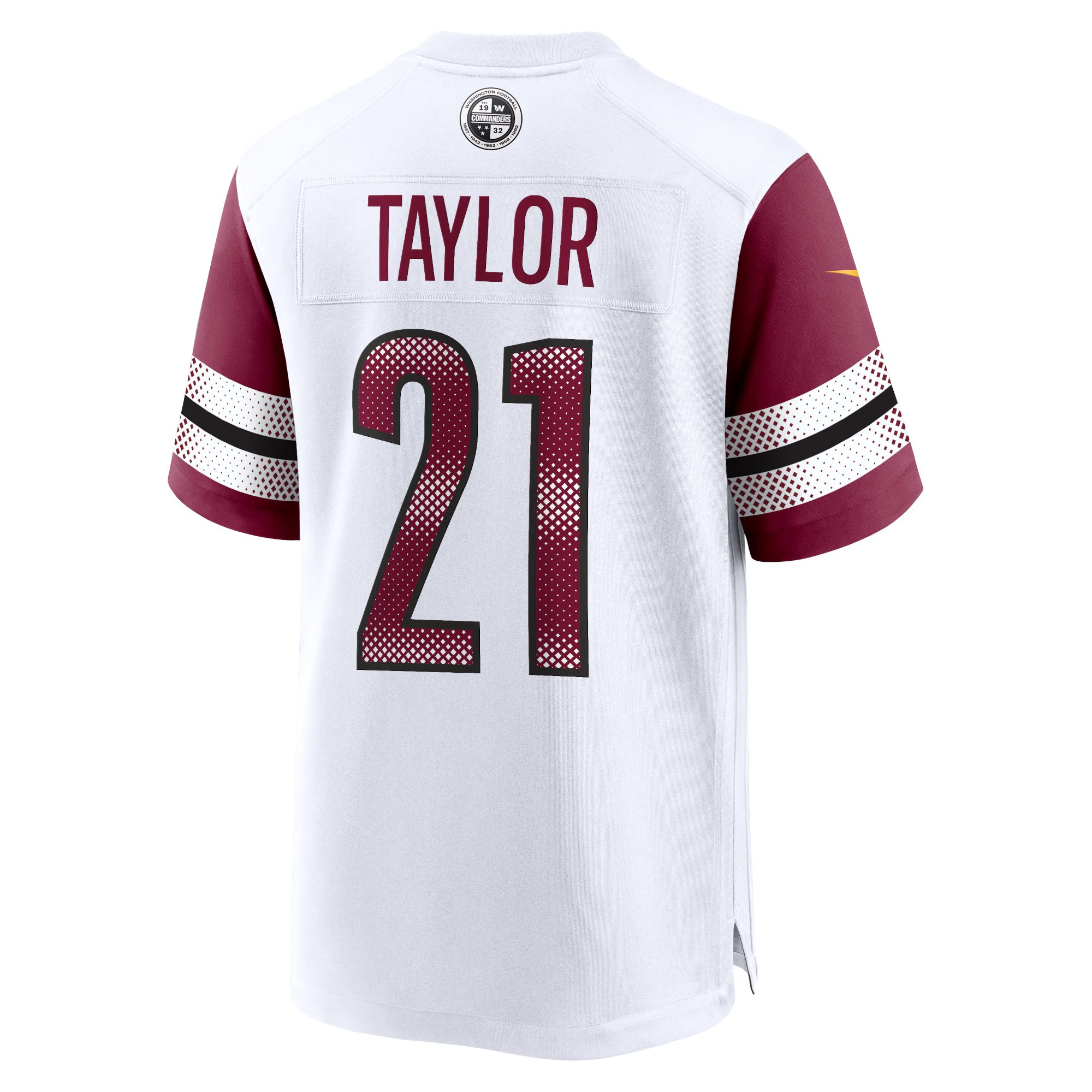 Washington Commanders Sean Taylor White Retired Player Game Jersey
