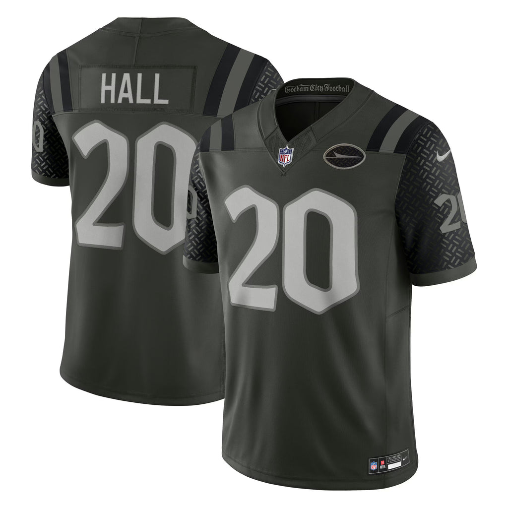 New York Jets Breece Hall Gotham Green 2025 Rivalries Collection Limited Jersey