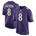 Baltimore Ravens Lamar Jackson Purple Game Jersey