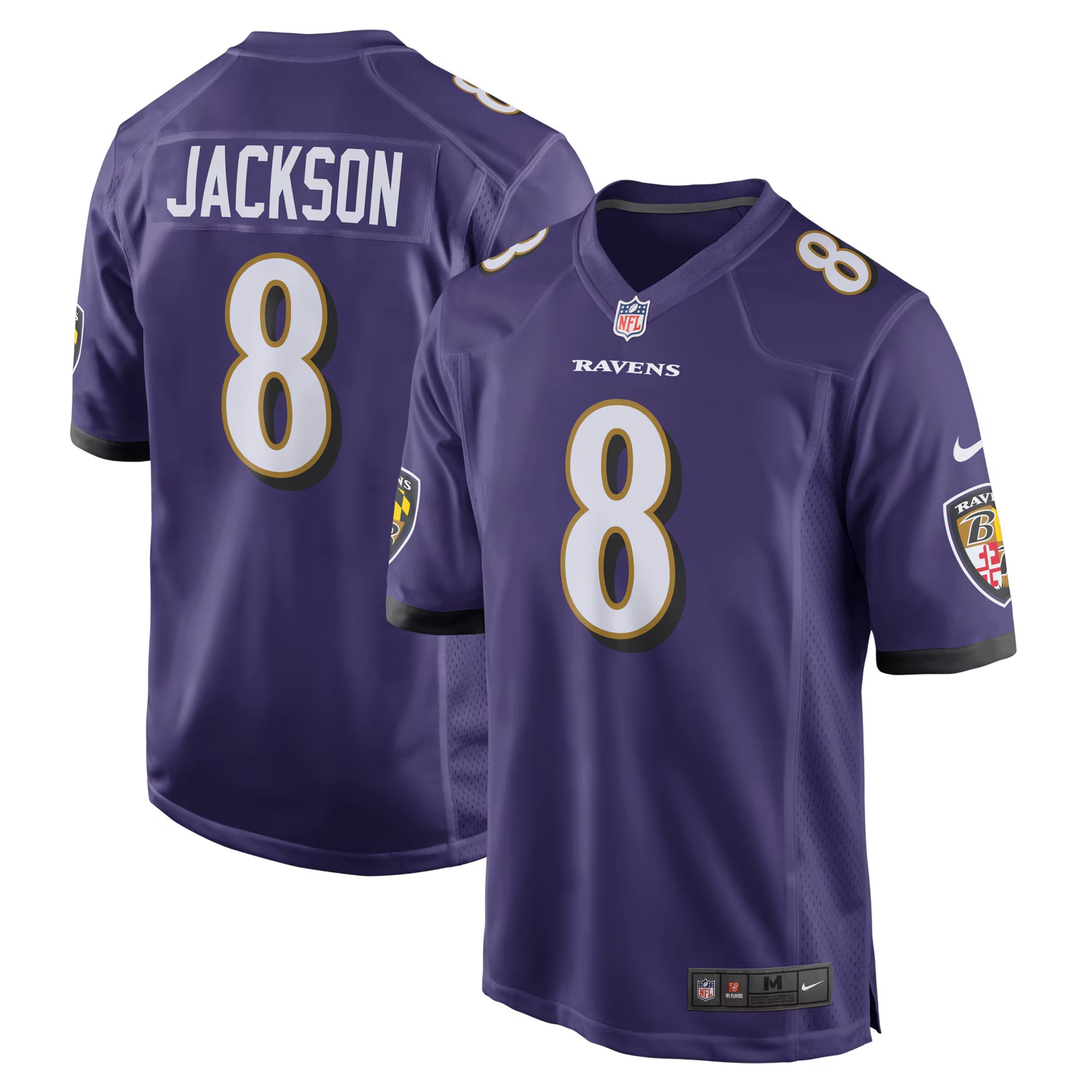 Baltimore Ravens Lamar Jackson Purple Game Jersey