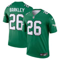 Philadelphia Eagles Saquon Barkley Kelly Green Legend Player Performance Top