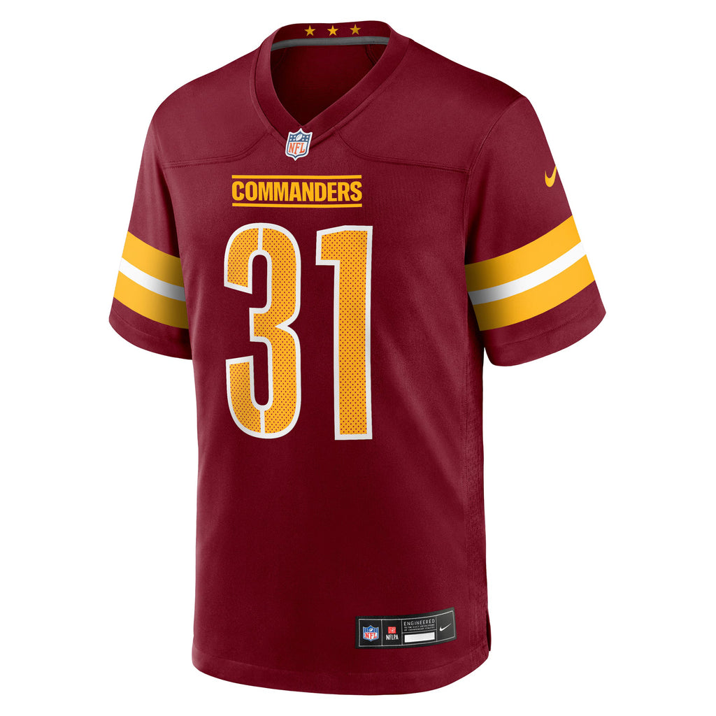 Washington Commanders Jonathan Jones Burgundy Team Game Jersey
