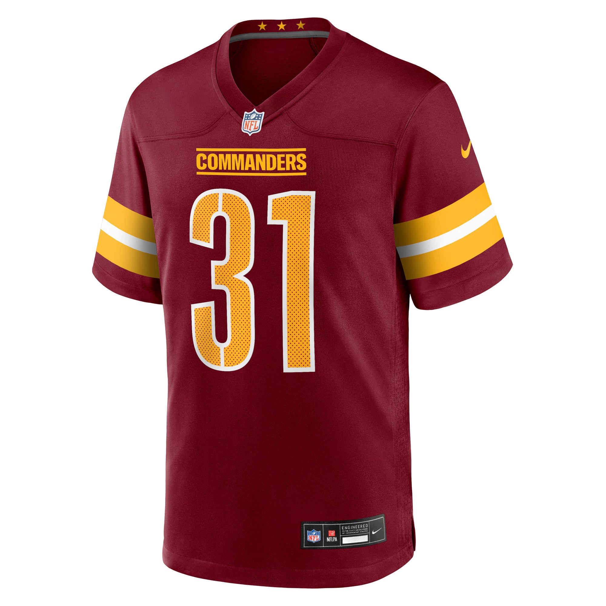 Washington Commanders Jonathan Jones Burgundy Team Game Jersey