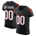 Cincinnati Bengals Black Team Vapor F.U.S.E. Elite Custom Jersey
