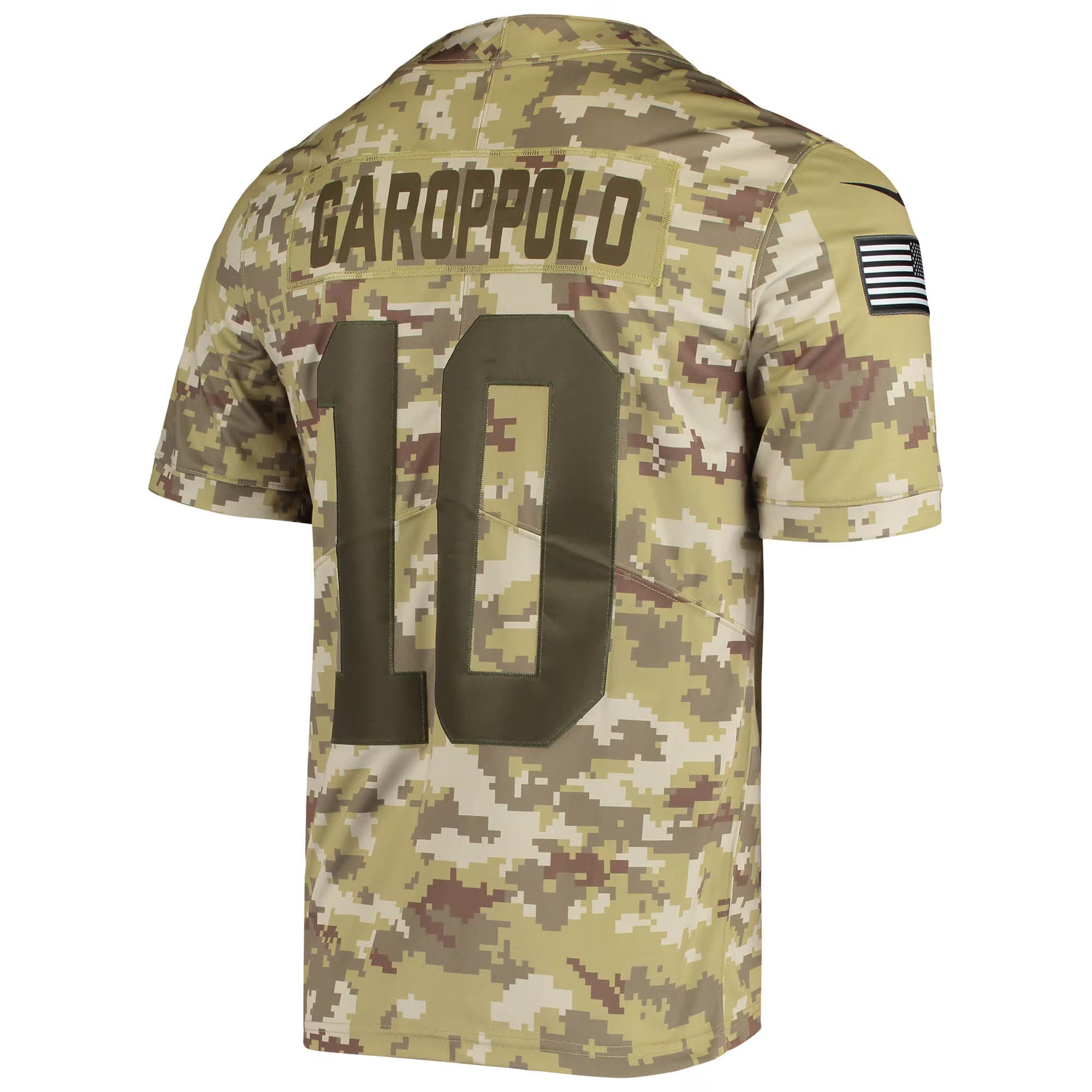 San Francisco 49ers Jimmy Garoppolo Camo Salute To Service Limited Player Jersey