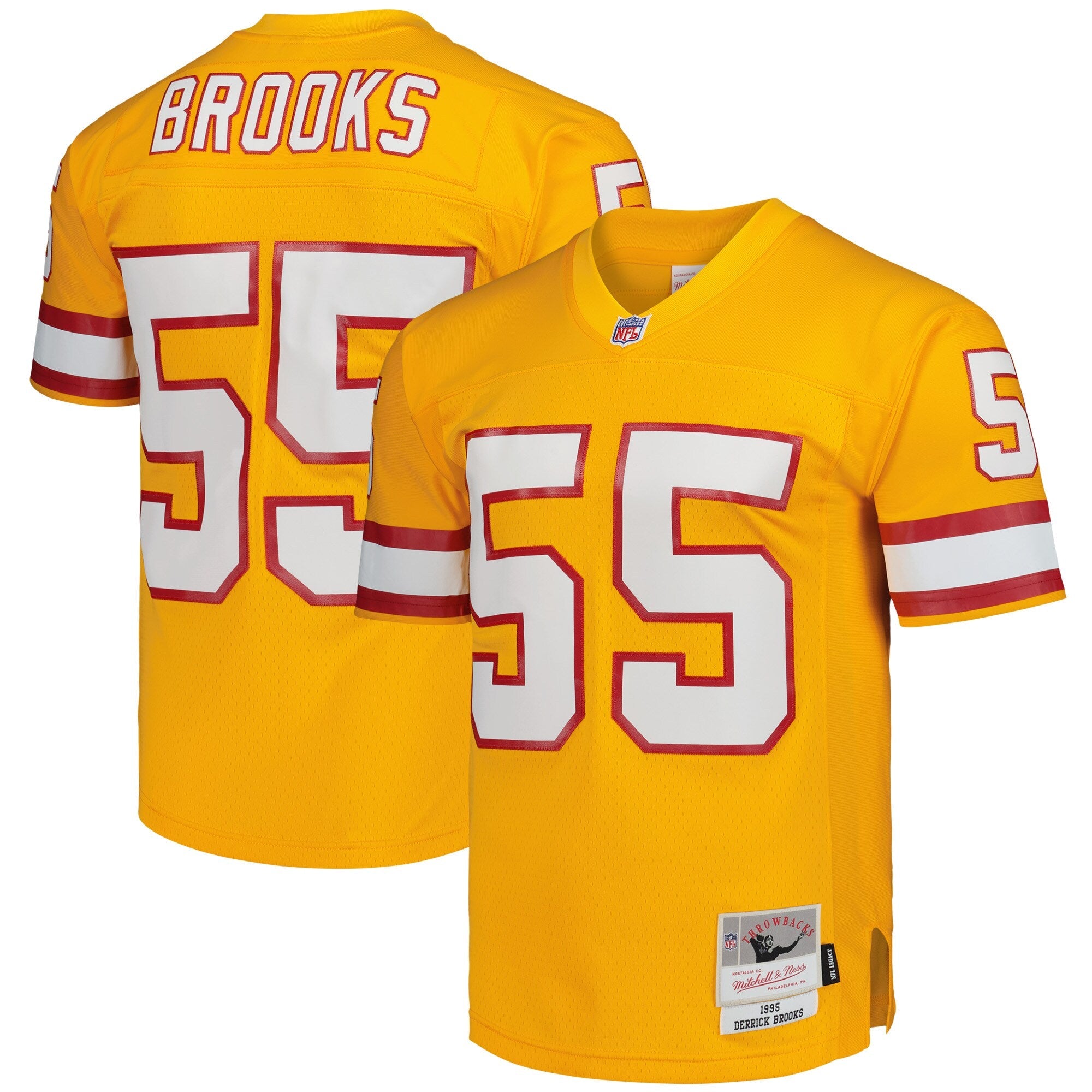Tampa Bay Buccaneers Derrick Brooks Mitchell & Ness Orange Legacy Replica Jersey