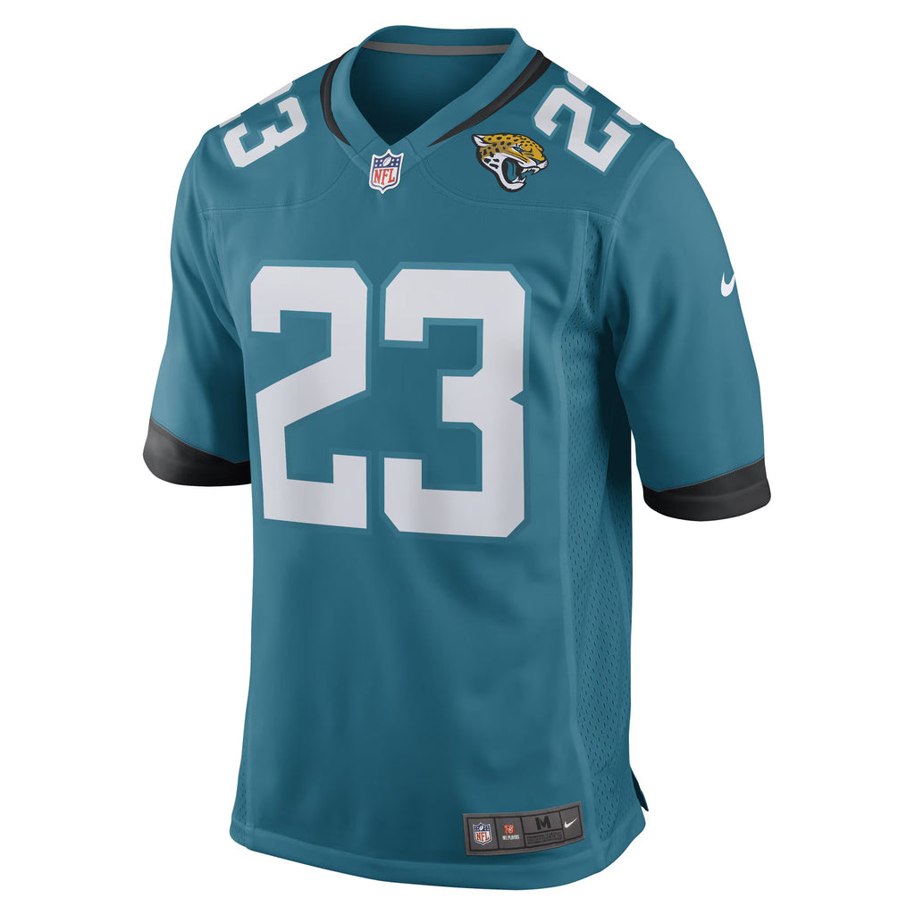 Jacksonville Jaguars Foyesade Oluokun Teal Game Player Jersey