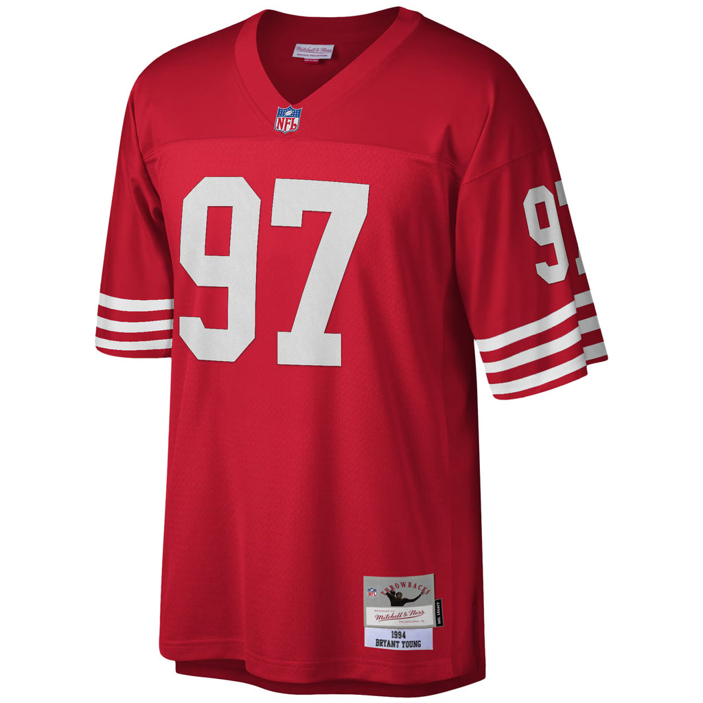 San Francisco 49ers Bryant Young Mitchell & Ness Scarlet Legacy Replica Jersey