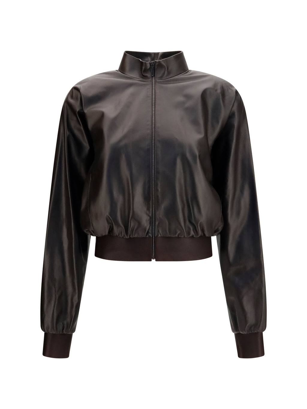 Gucci Women Soft Nappa Bomber Jacket