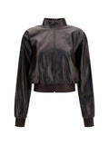 Gucci Women Soft Nappa Bomber Jacket
