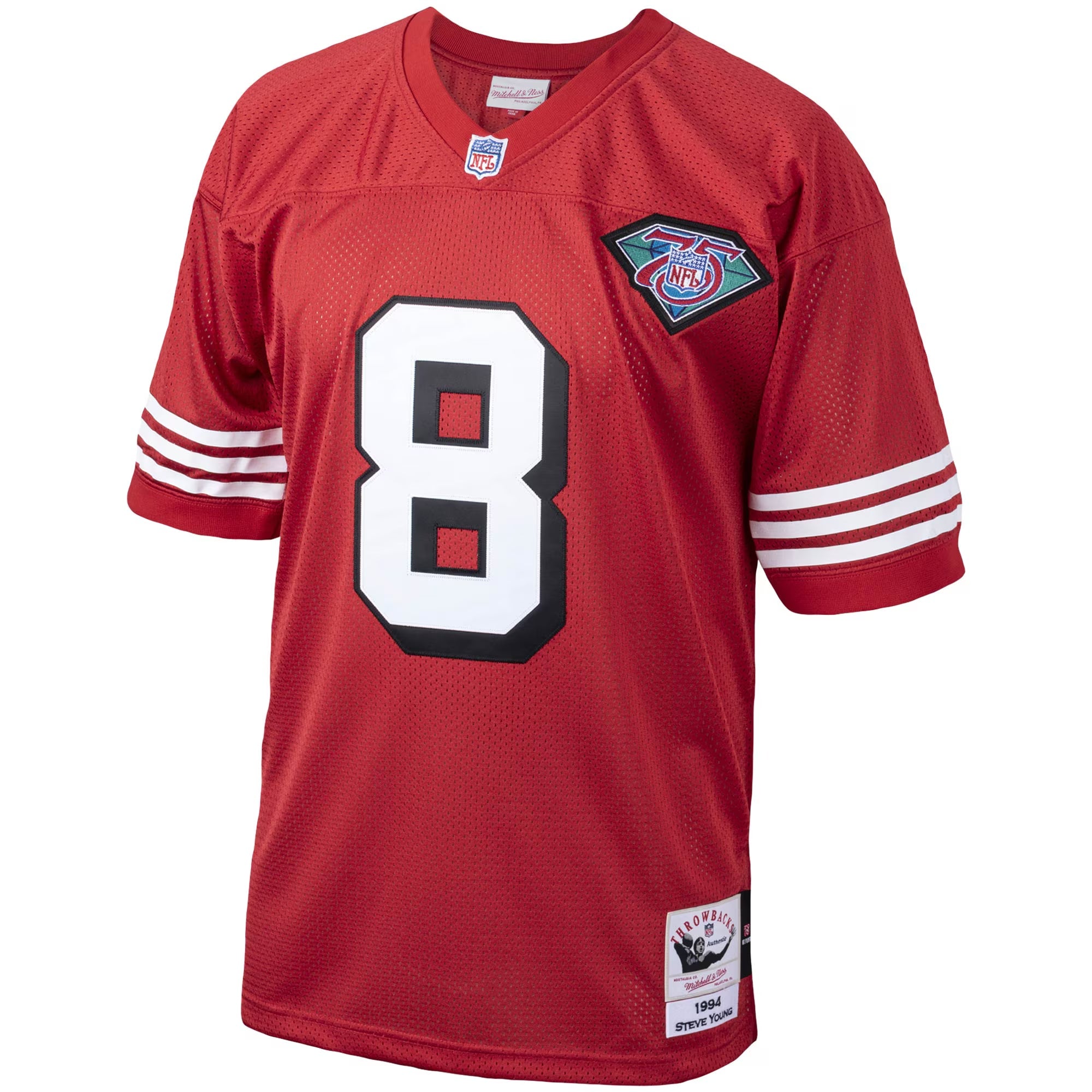 San Francisco 49ers 1994 Steve Young Mitchell & Ness Scarlet Authentic Throwback Retired Player Jersey