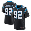 Carolina Panthers Cam Jackson Black Team Game Jersey