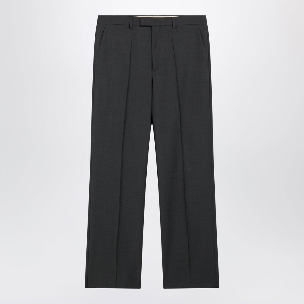 Valentino Gray Wool-Blend Pants Men