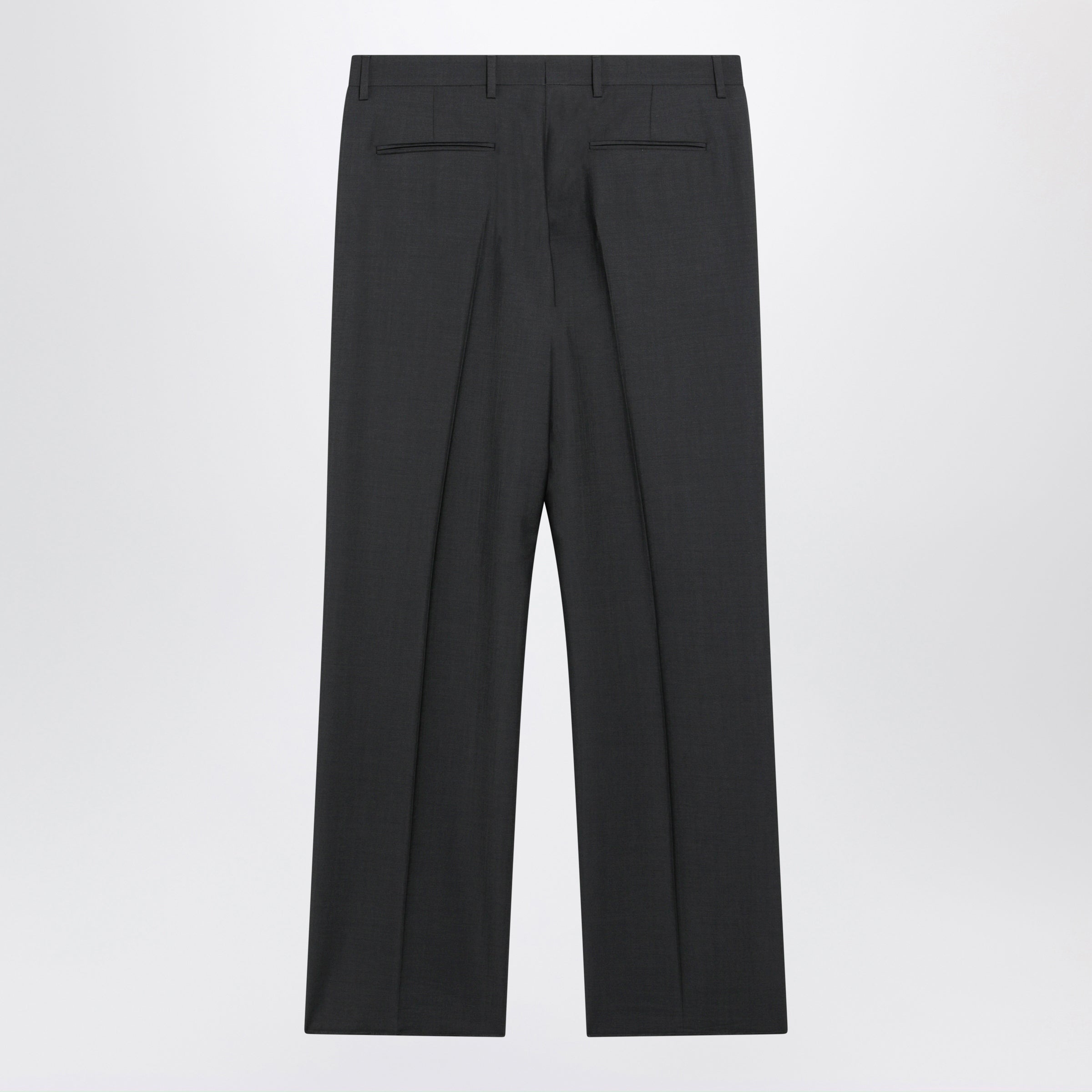 Valentino Gray Wool-Blend Pants Men