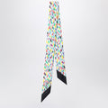 Valentino Garavani Silk Bandeau Scarf With Multicolor Print Women