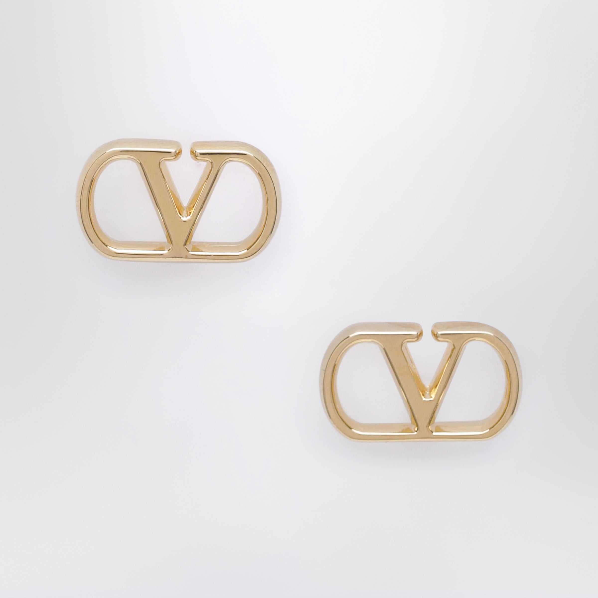 Valentino Garavani Vlogo Signature Earrings In Gold-Tone Metal Women