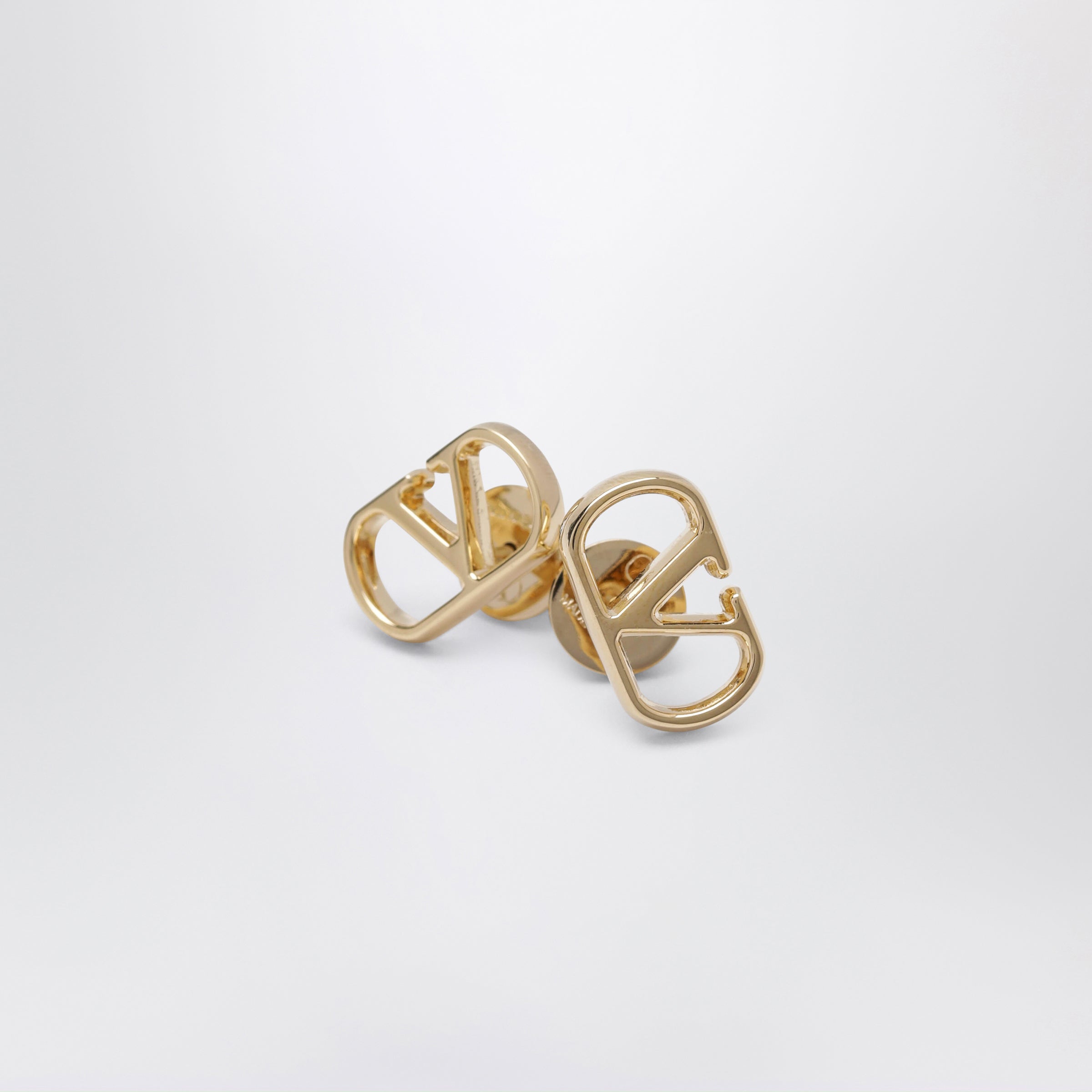 Valentino Garavani Vlogo Signature Earrings In Gold-Tone Metal Women