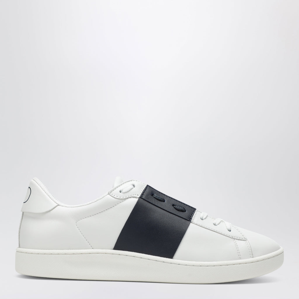 Valentino Garavani Open Royco Nappa Leather Sneakers In White/Navy Men