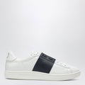 Valentino Garavani Open Royco Nappa Leather Sneakers In White/Navy Men