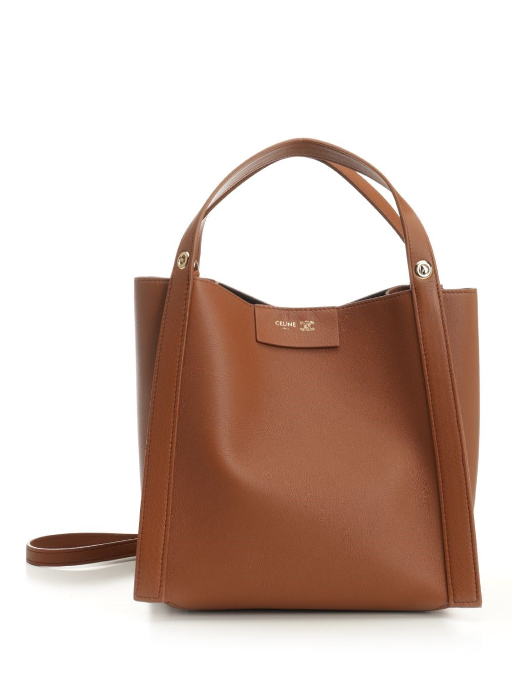 Celine Women Small Leather Cube Bag