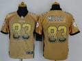 Men's Pittsburgh Steelers Heath Miller #83 Gold Game Player Jersey1