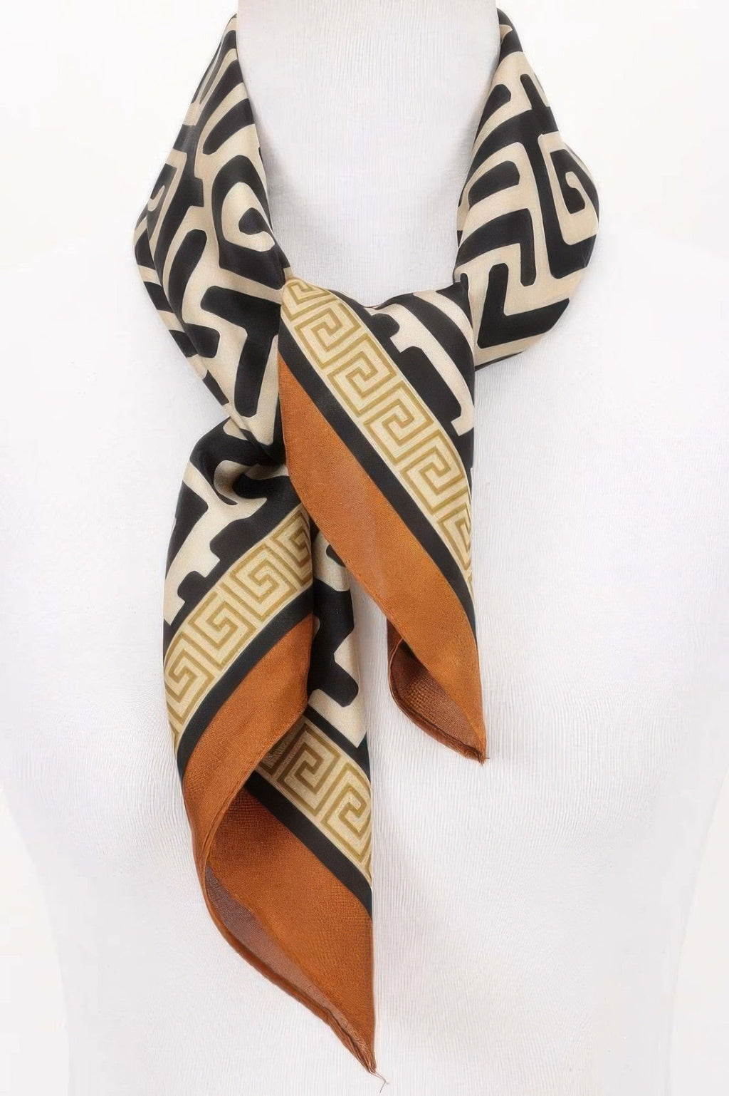 Timeless Geometric Print Bandana for Vintage Charm