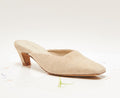 Women's Avenue Heel In Sand Hairy Suede