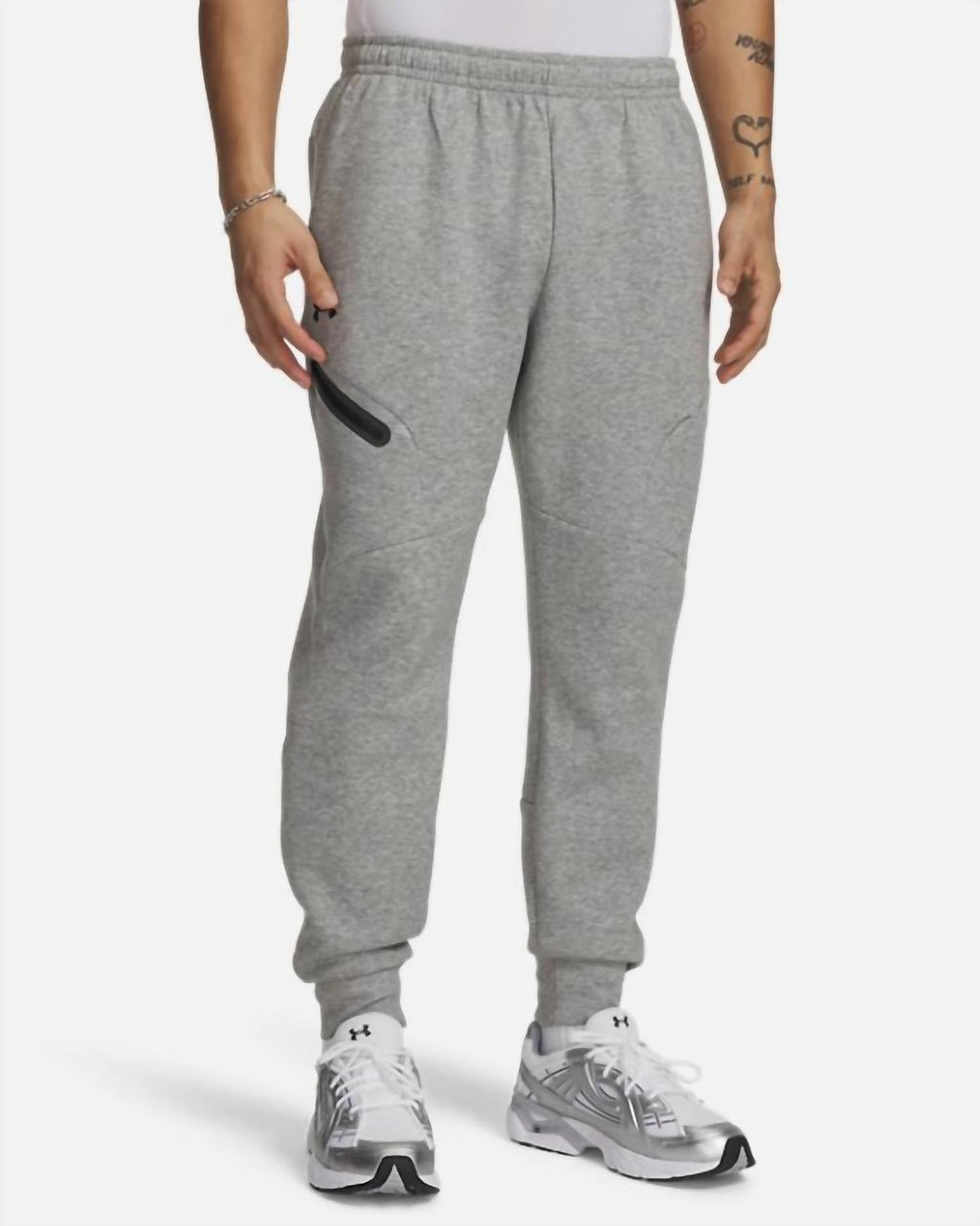Men's Unstoppable Fleece Joggers In Mod Gray / Black