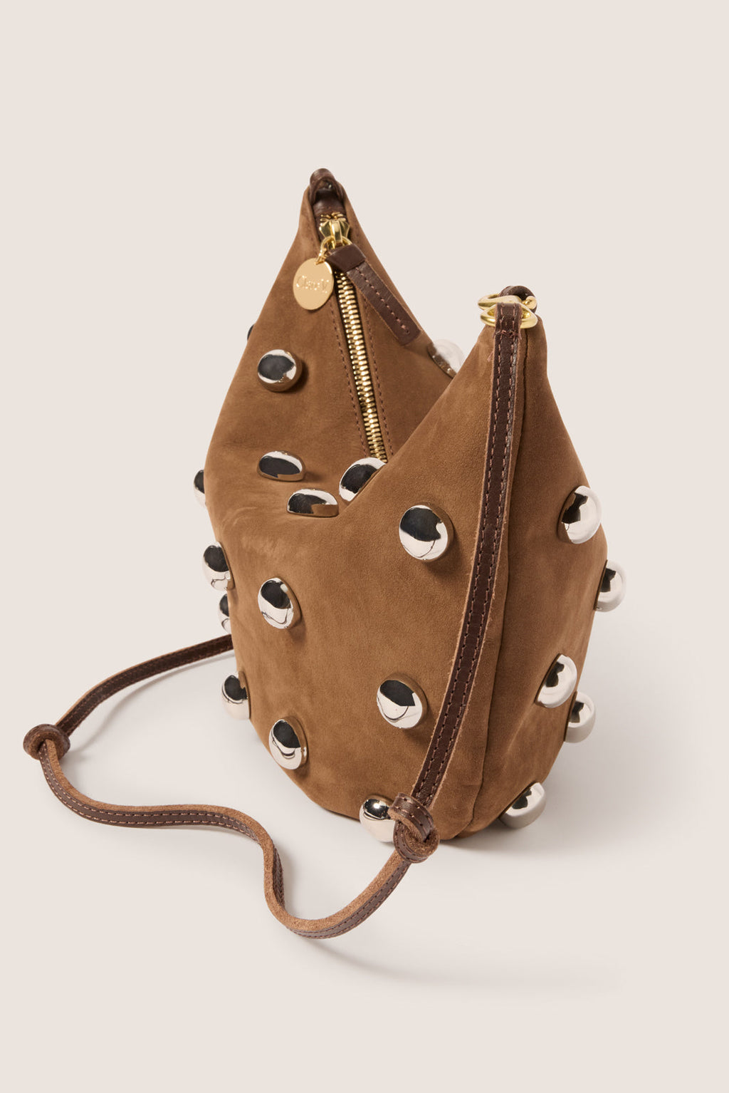 Women's Studded Lune Bag