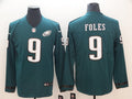 Men's Philadelphia Eagles Nick Foles #9 Midnight Green Team Game Jersey1