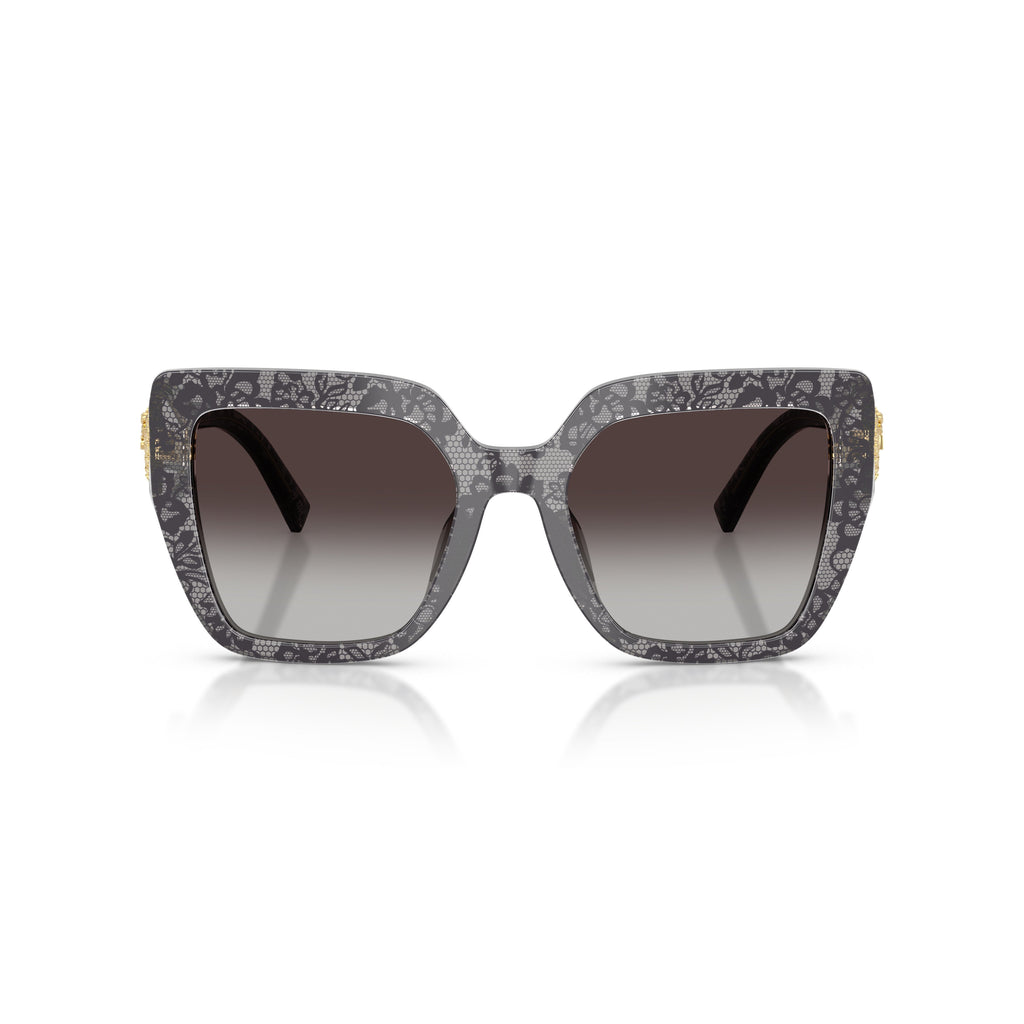 Oversized Square Frame Sunglasses With Gradient Lenses