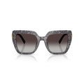 Oversized Square Frame Sunglasses With Gradient Lenses