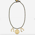 Women's Medal Necklace In Gold
